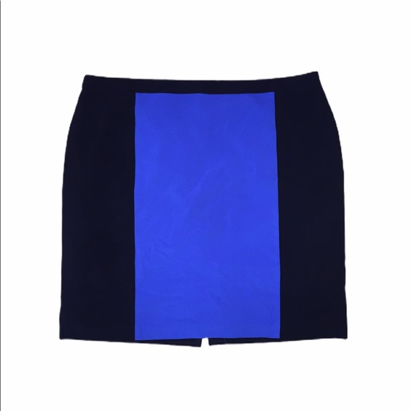 Dressbarn Black/Blue Pencil Skirt Size 22W